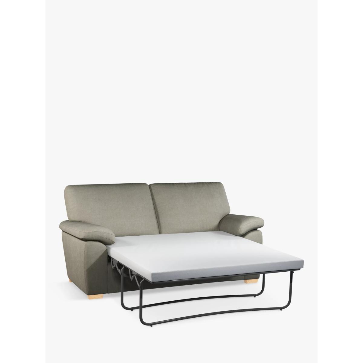 John Lewis Camden Medium 2 Seater Sofa Bed, Light Leg, Soft Touch Chenille Grey – image 4