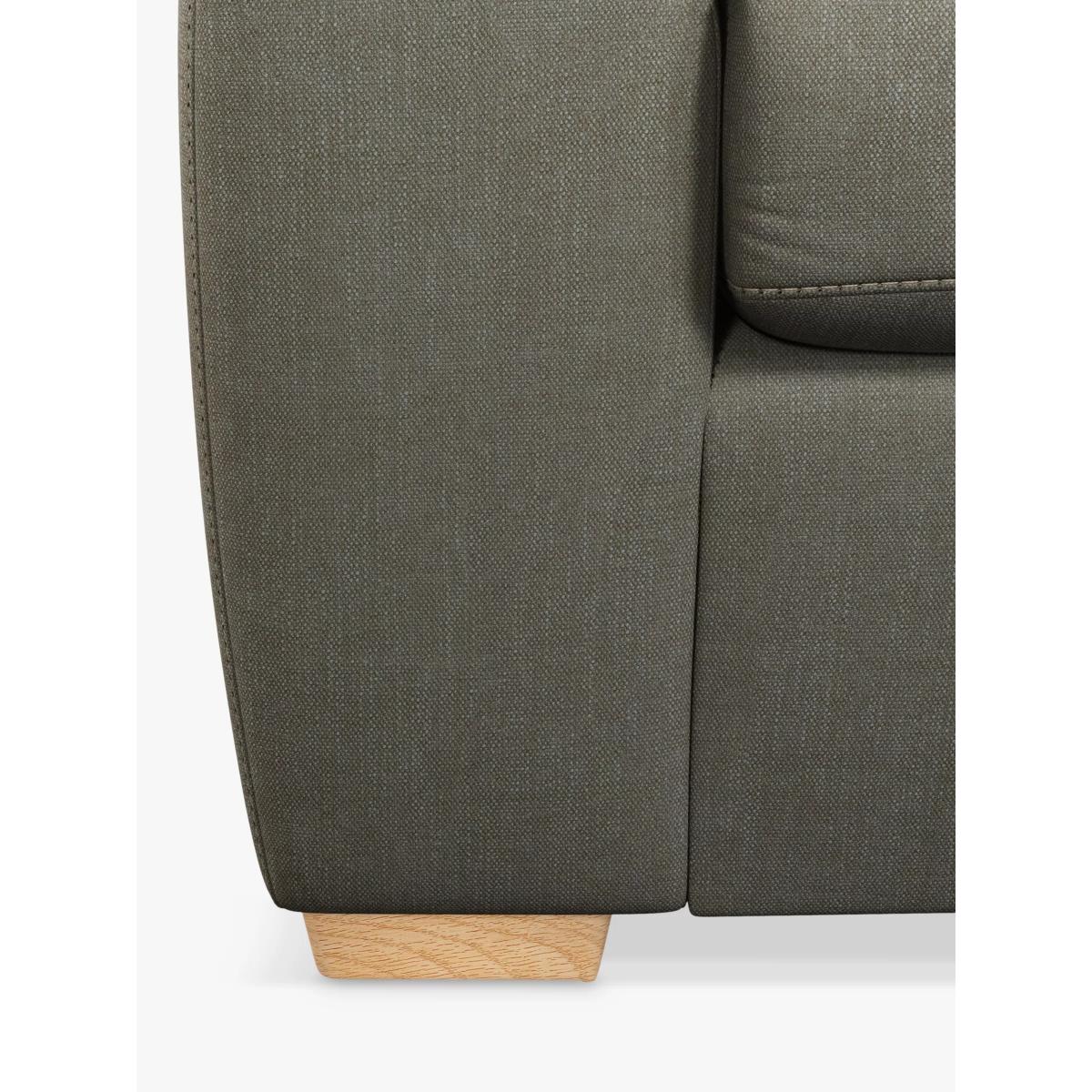 John Lewis Camden Medium 2 Seater Sofa Bed, Light Leg, Soft Touch Chenille Grey – image 7