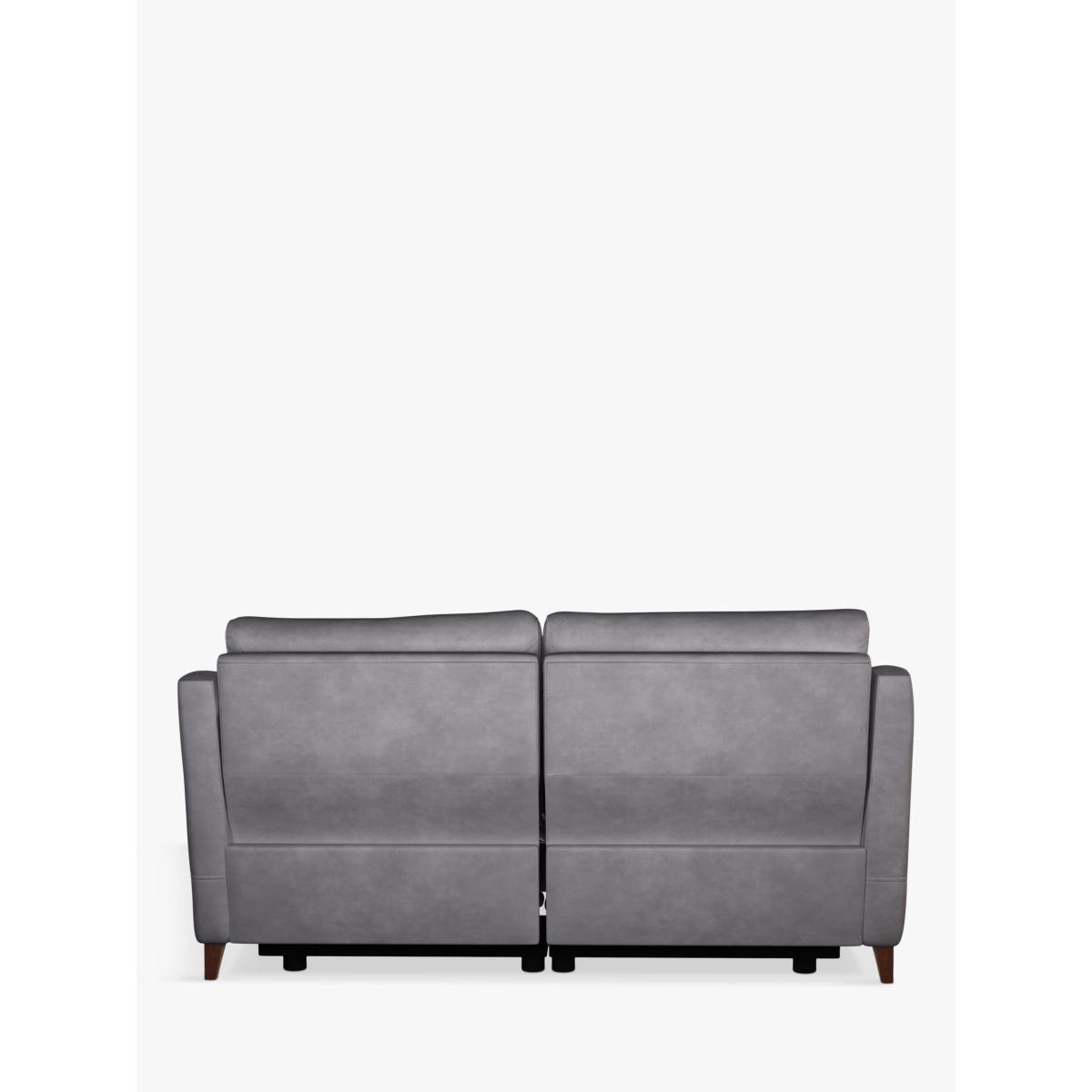 John Lewis & Partners Elevate Large 2 Seater Power Recliner Leather Sofa, Dark Leg – image 3