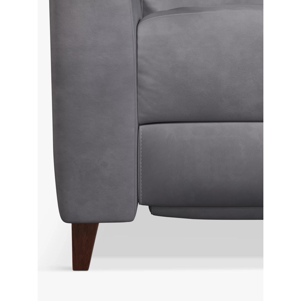 John Lewis & Partners Elevate Large 2 Seater Power Recliner Leather Sofa, Dark Leg – image 5