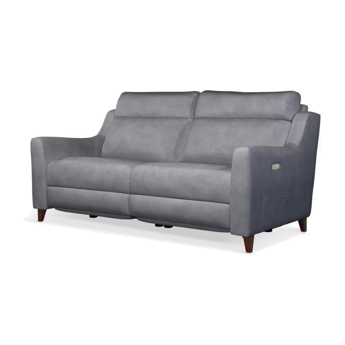 John Lewis & Partners Elevate Large 2 Seater Power Recliner Leather Sofa, Dark Leg – image 1