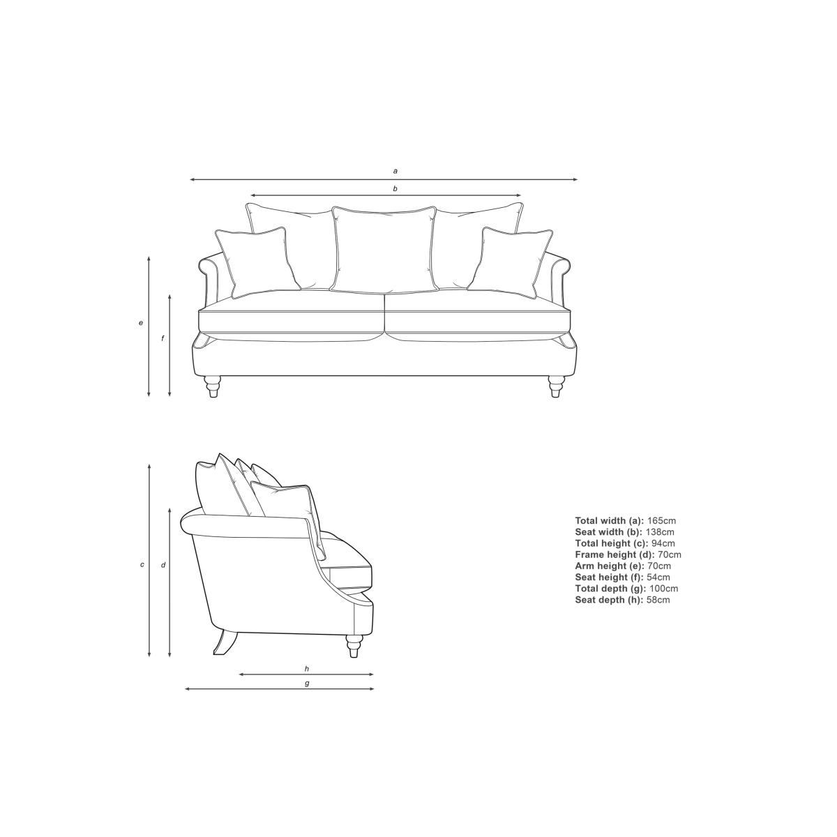 John Lewis Cosy Pillow Back Medium 2 Seater Sofa – image 7