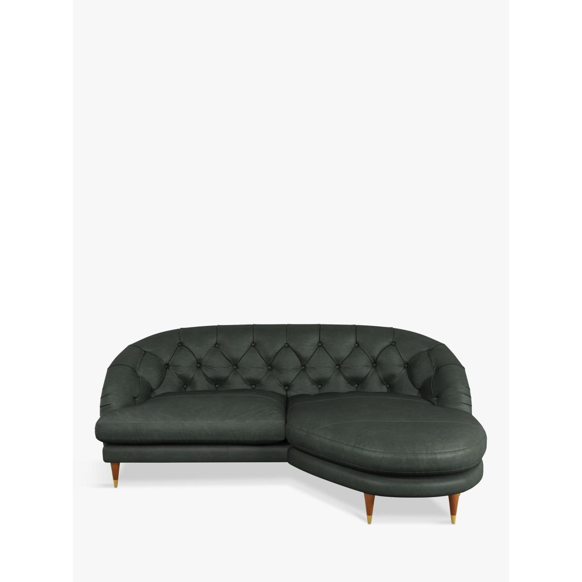 John Lewis + Swoon Radley Chaise End Leather Sofa – image 4