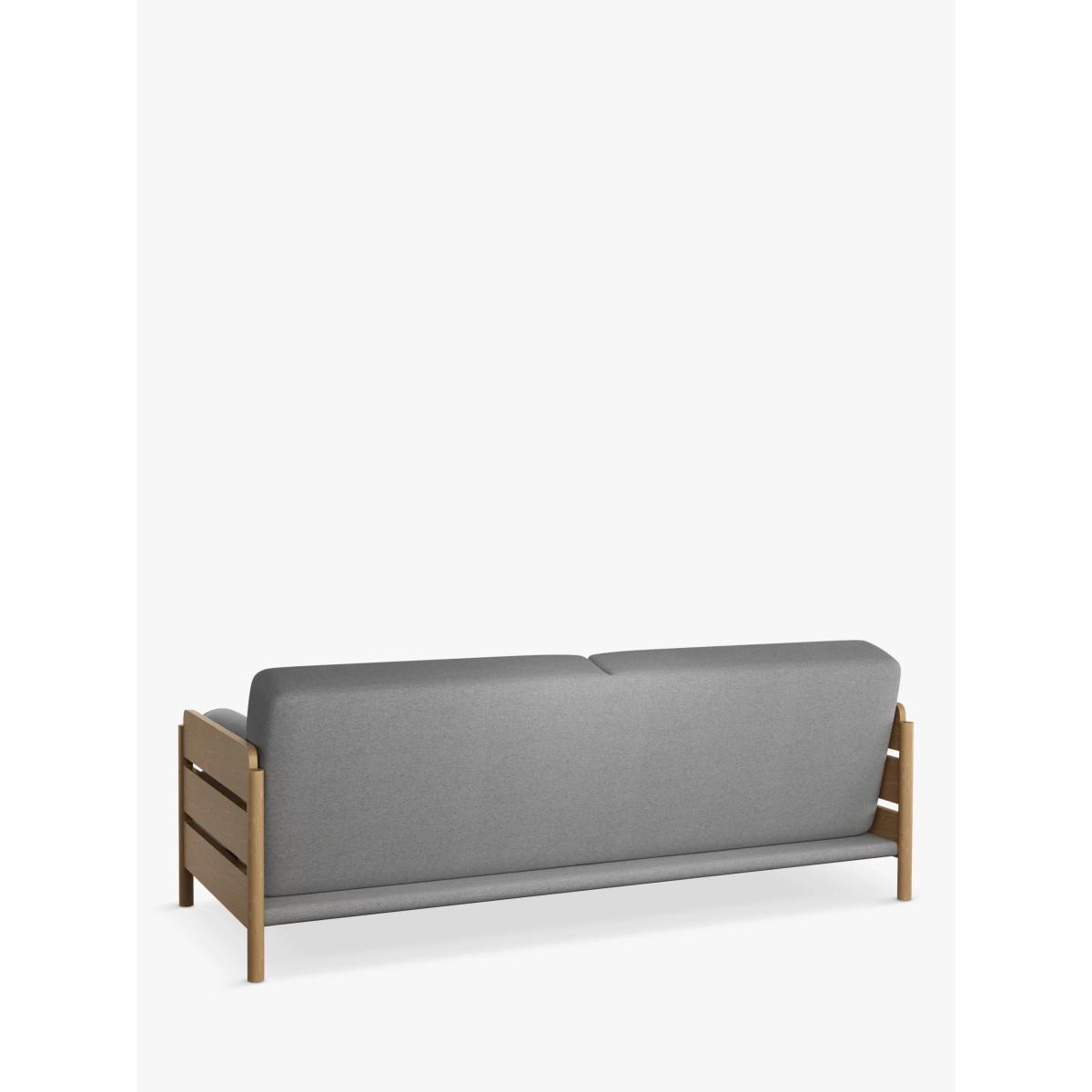 John Lewis Bow Large 3 Seater Sofa Bed, Light Wood Frame/Town Grey – image 2