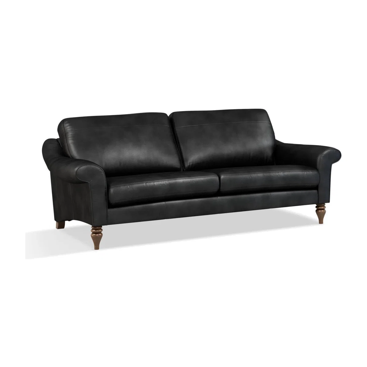 John Lewis & Partners Camber Grand 4 Seater Leather Sofa, Dark Leg – image 1