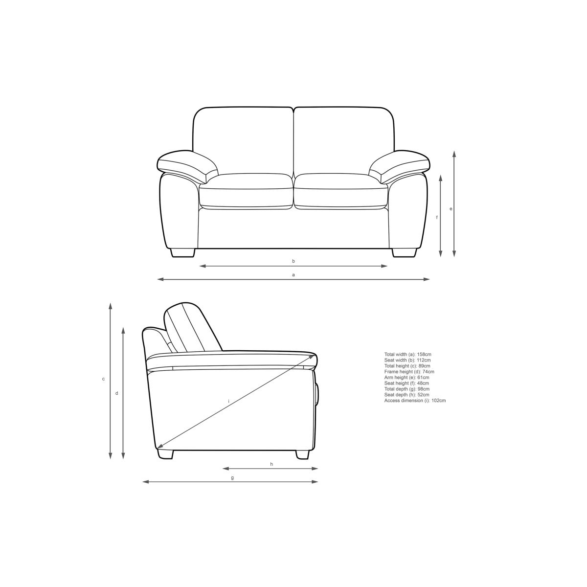 John Lewis & Partners Camden Small 2 Seater Sofa, Light Leg, Erin Grey – image 7