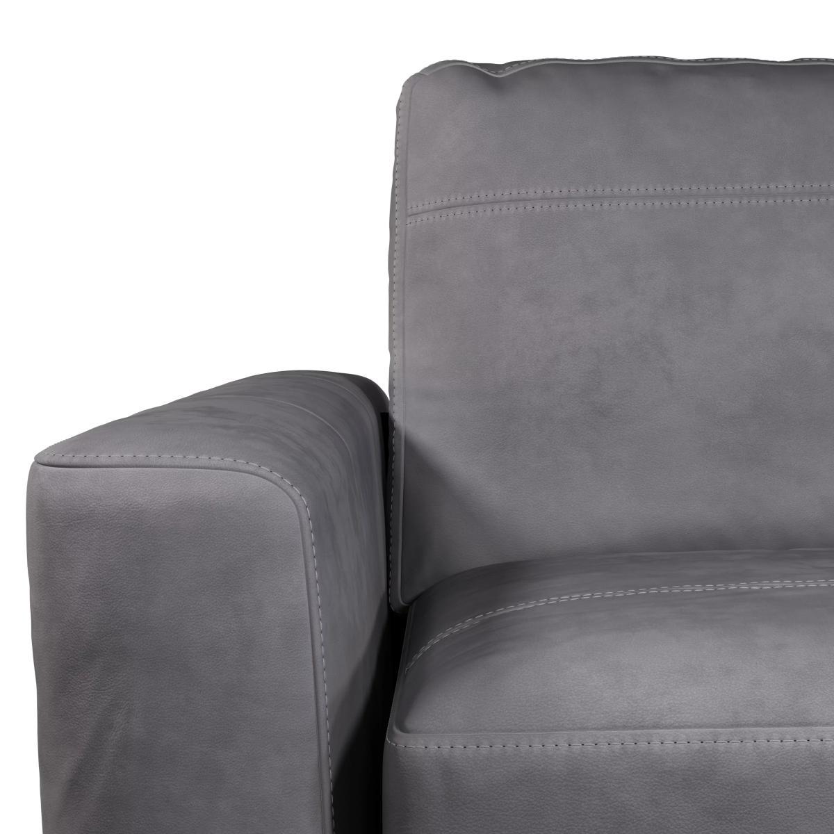 John Lewis & Partners Oliver Large 3 Seater Leather Sofa, Dark Leg – image 6