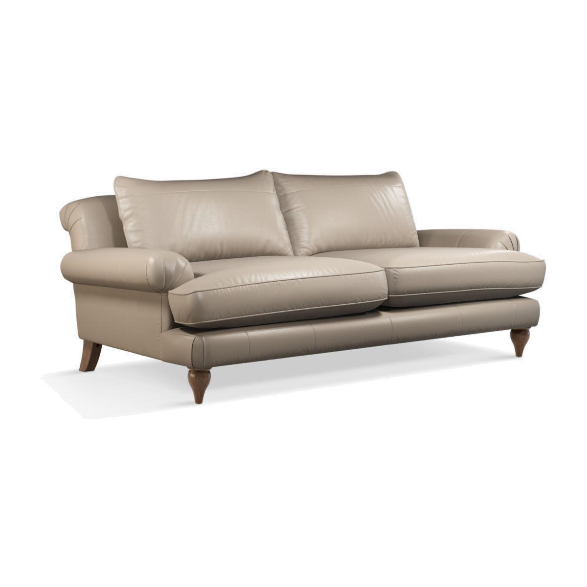 Croft Collection Findon Grand 4 Seater Leather Sofa, Dark Leg – image 1