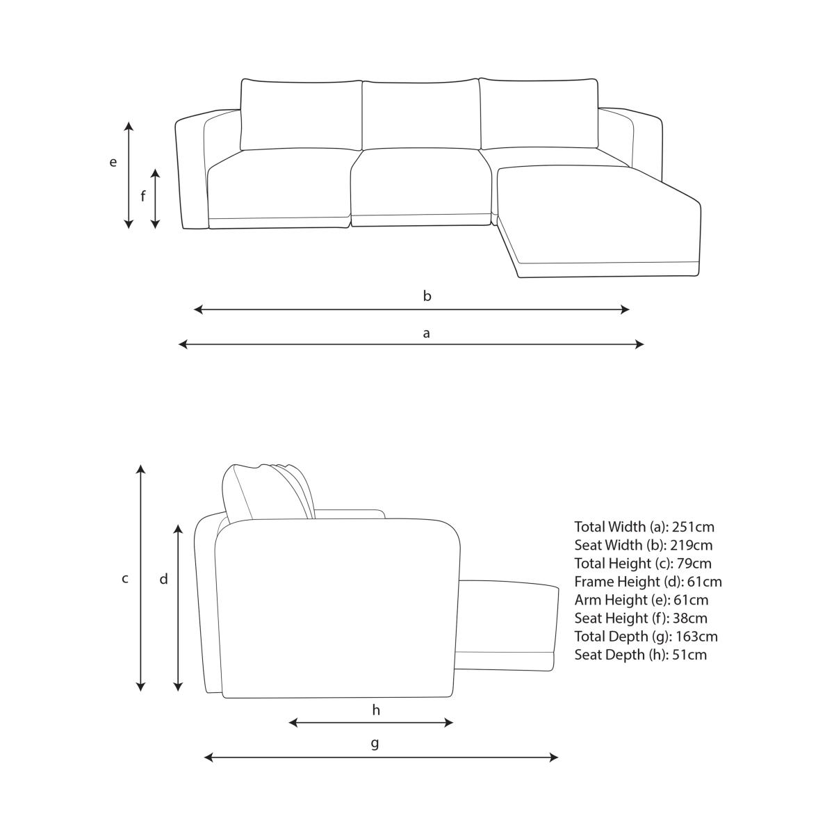 John Lewis Bundle Bold 4 Seater Chaise End Sofa – image 2