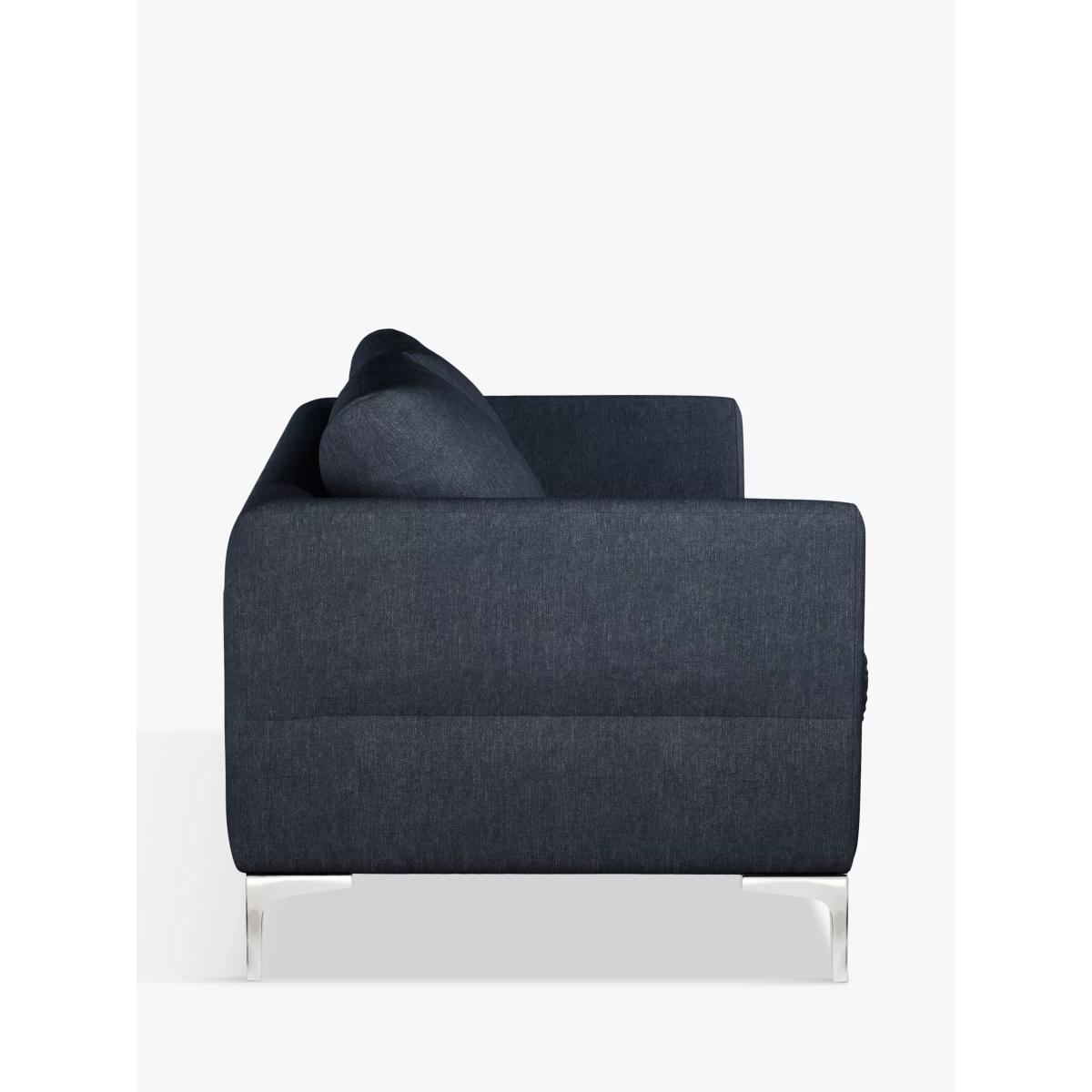 John Lewis & Partners Belgrave Large 3 Seater Sofa, Metal Leg, Erin Midnight – image 2