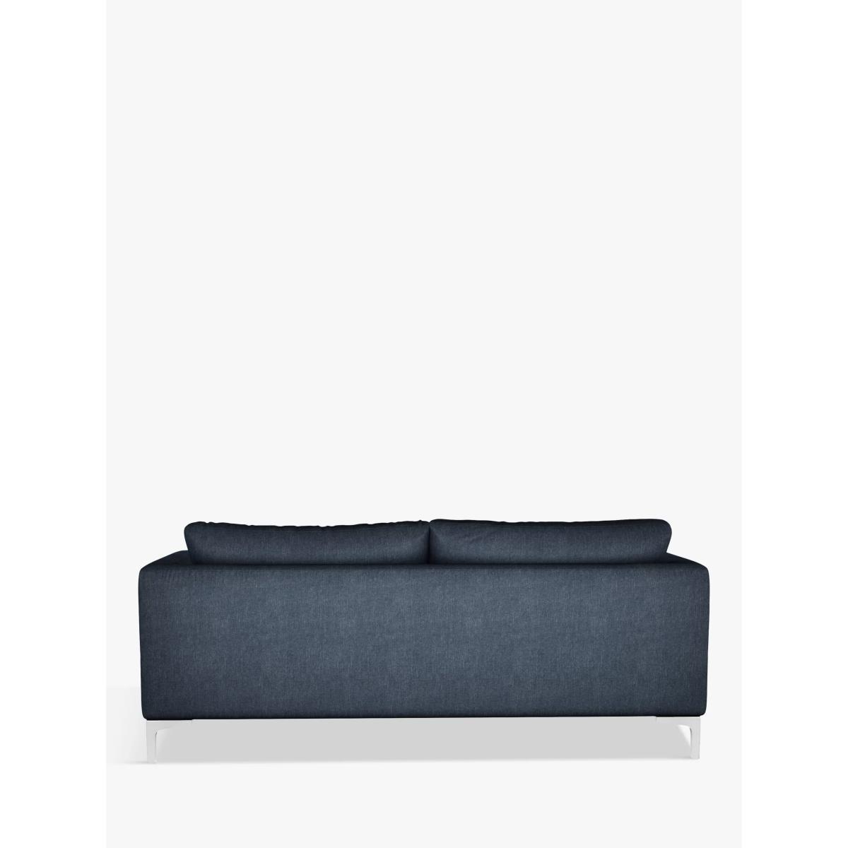 John Lewis & Partners Belgrave Large 3 Seater Sofa, Metal Leg, Erin Midnight – image 3