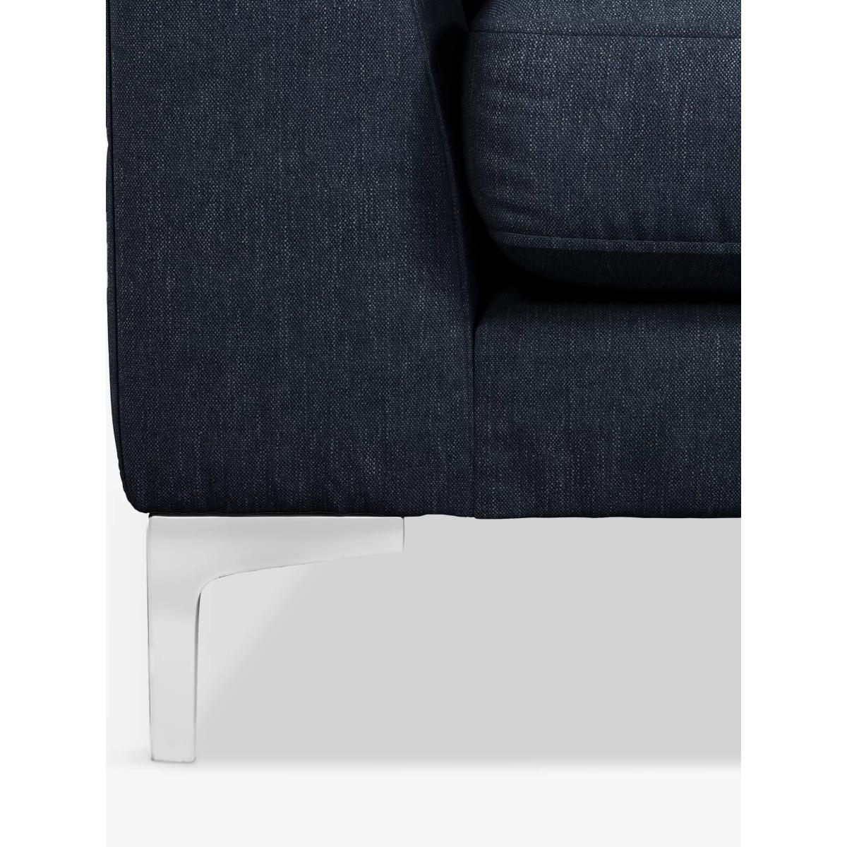 John Lewis & Partners Belgrave Large 3 Seater Sofa, Metal Leg, Erin Midnight – image 5