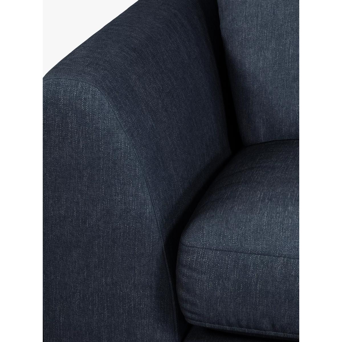 John Lewis & Partners Belgrave Large 3 Seater Sofa, Metal Leg, Erin Midnight – image 6