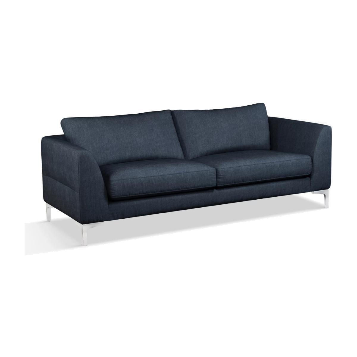 John Lewis & Partners Belgrave Large 3 Seater Sofa, Metal Leg, Erin Midnight – image 1