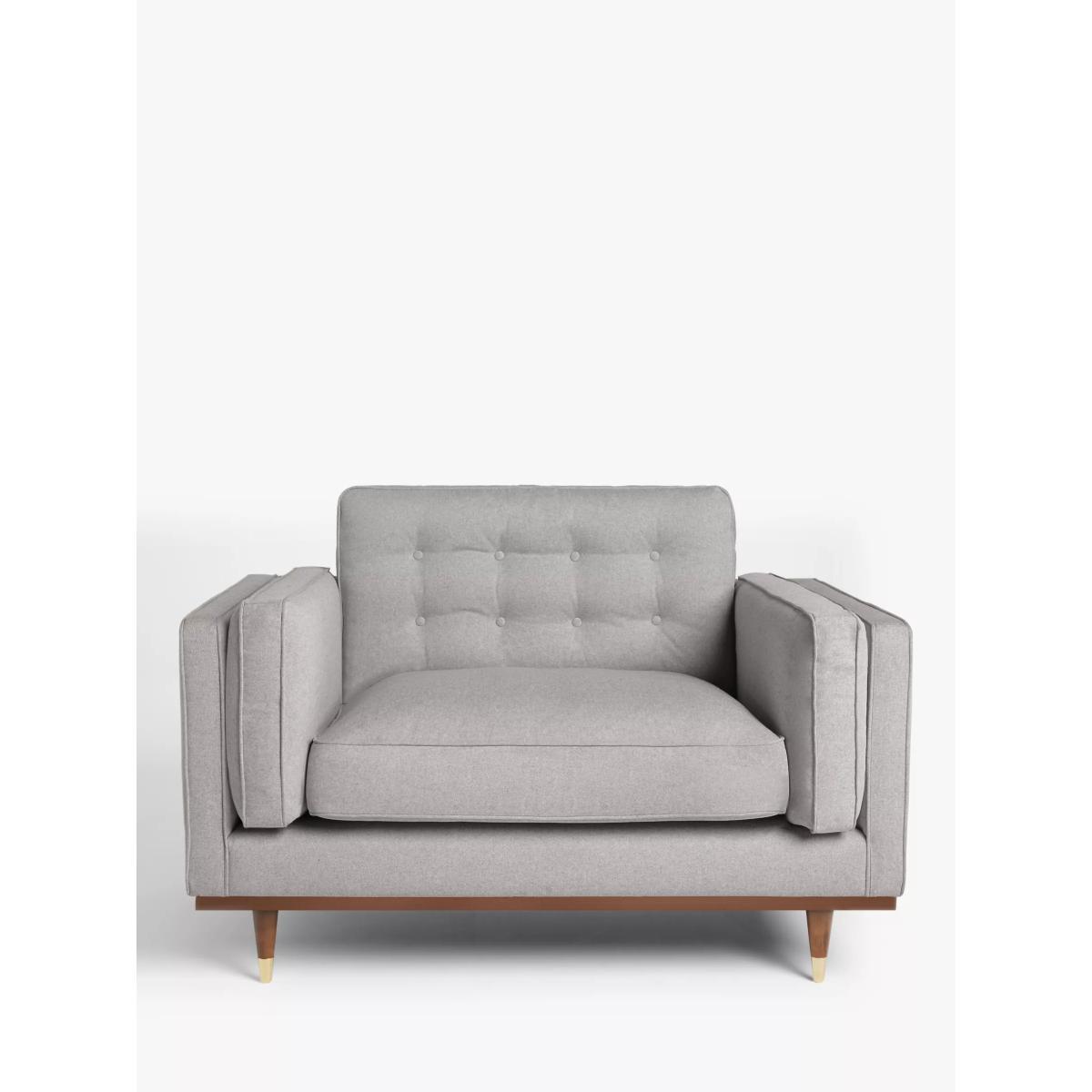 John Lewis & Partners + Swoon Lyon Loveseat, Grey Cotton – image 2