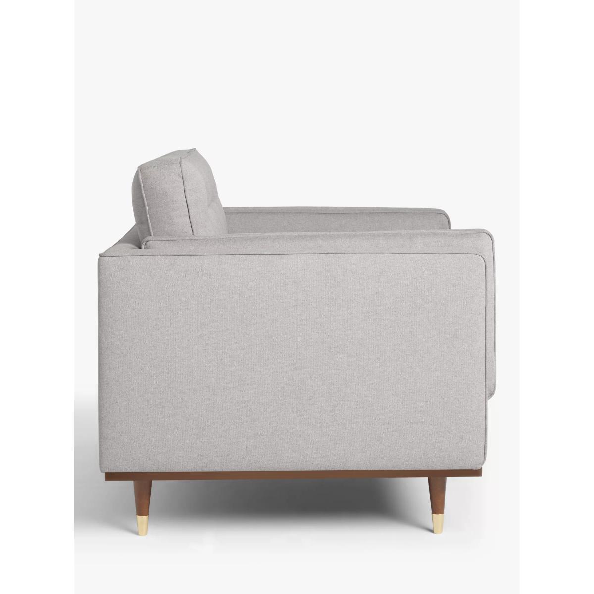 John Lewis & Partners + Swoon Lyon Loveseat, Grey Cotton – image 3