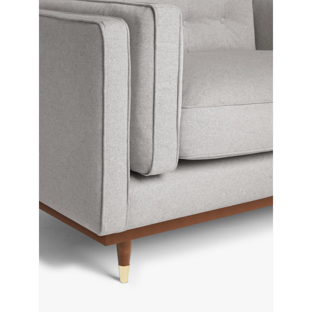 John Lewis & Partners + Swoon Lyon Loveseat, Grey Cotton – image 5