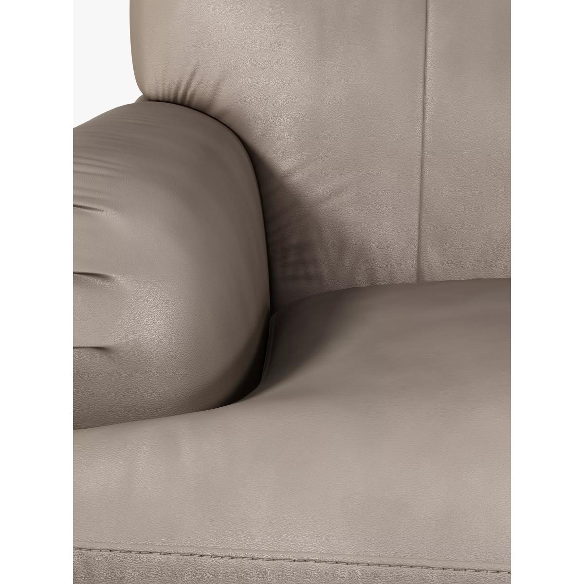 John Lewis & Partners Harrogate High Back Grand 4 Seater Leather Sofa, Dark Leg – image 6