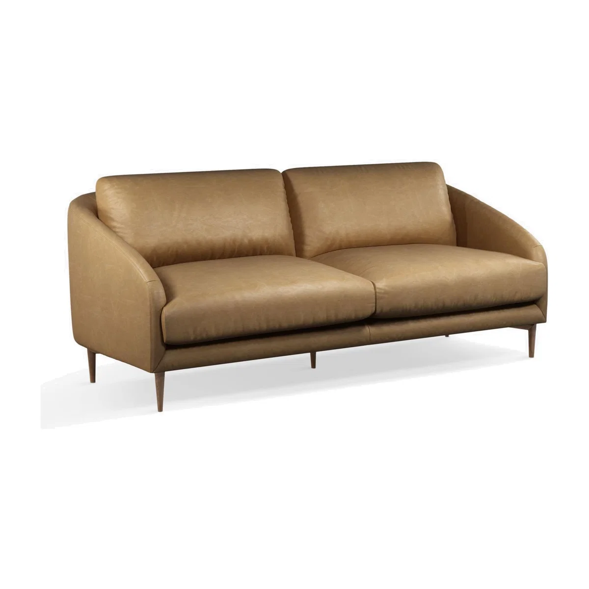 John Lewis & Partners Cape Grand 4 Seater Leather Sofa, Dark Leg – image 1