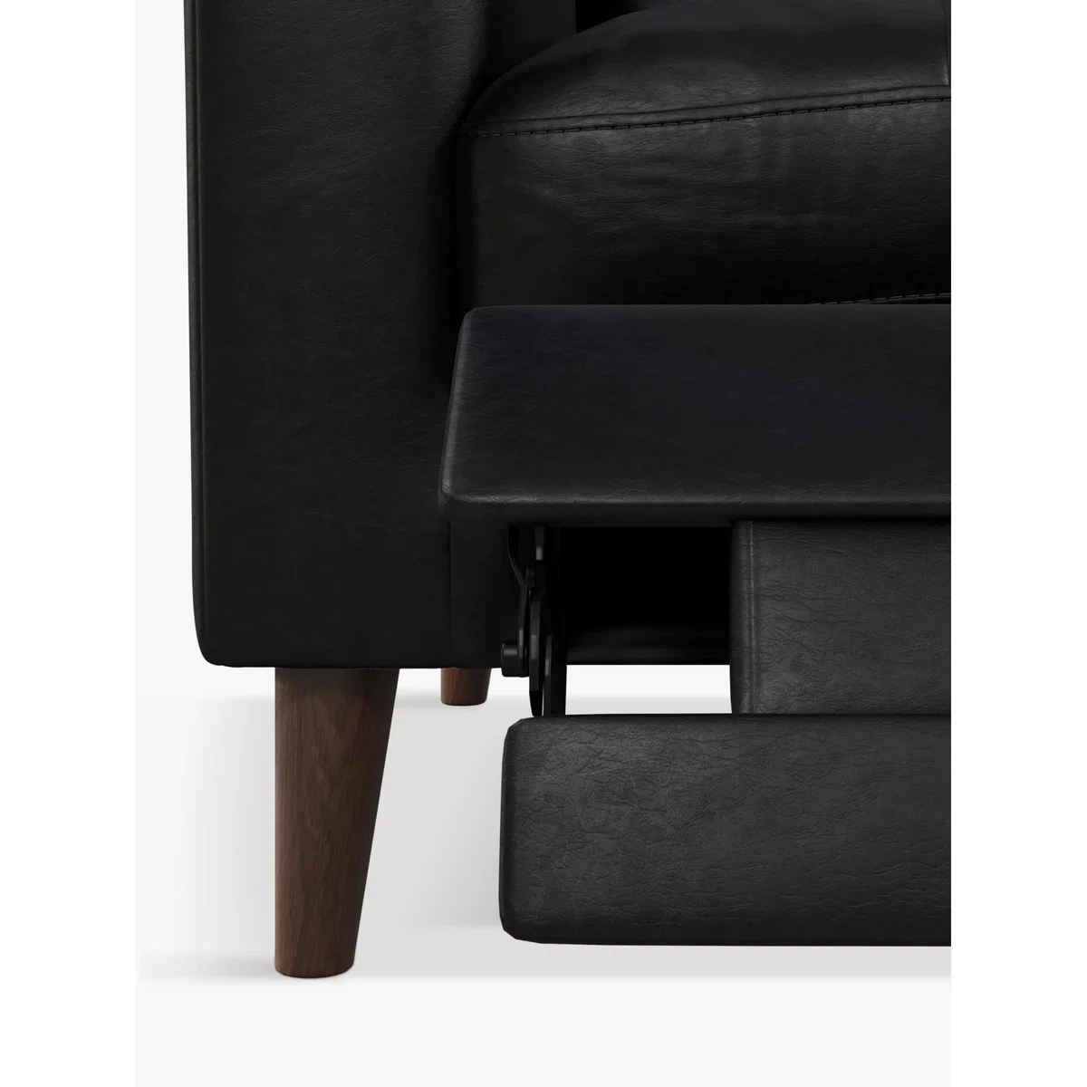 John Lewis & Partners Draper Motion Large 3 Seater Leather Sofa with Footrest Mechanism, Dark Leg – image 5