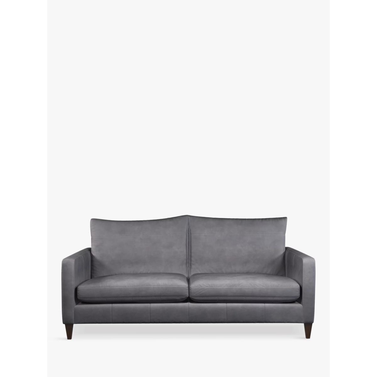John Lewis & Partners Bailey Large 3 Seater Leather Sofa, Dark Leg – image 4