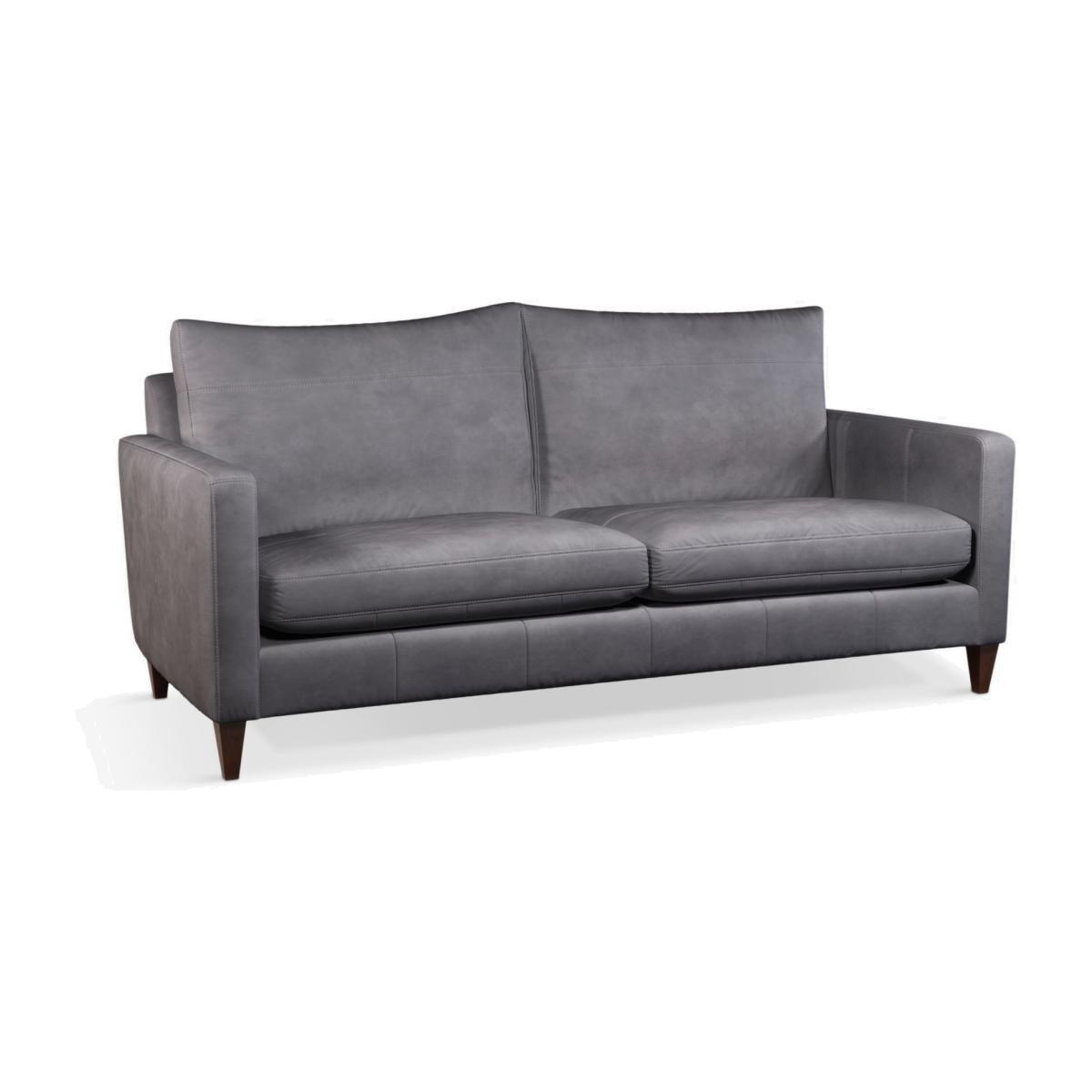 John Lewis & Partners Bailey Large 3 Seater Leather Sofa, Dark Leg – image 1
