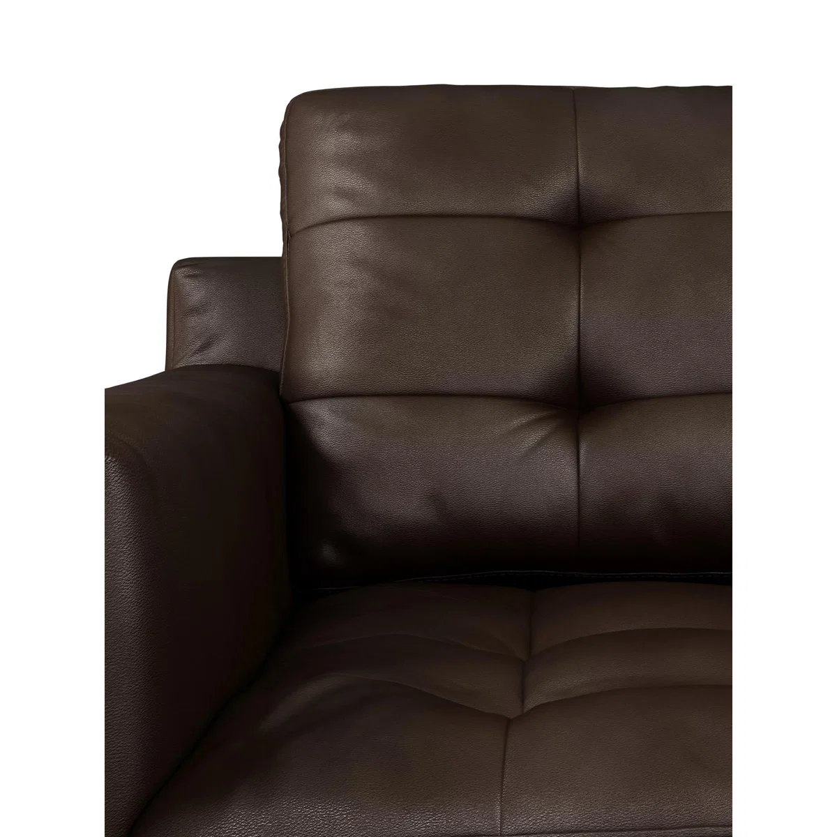 John Lewis & Partners Draper Motion Large 3 Seater Leather Sofa with Footrest Mechanism, Dark Leg – image 6