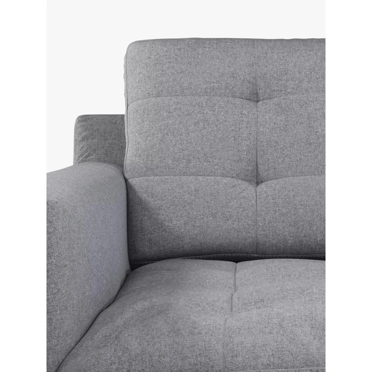 John Lewis & Partners Draper Motion Large 3 Seater Sofa with Footrest Mechanism, Metal Leg, Saga Grey – image 6