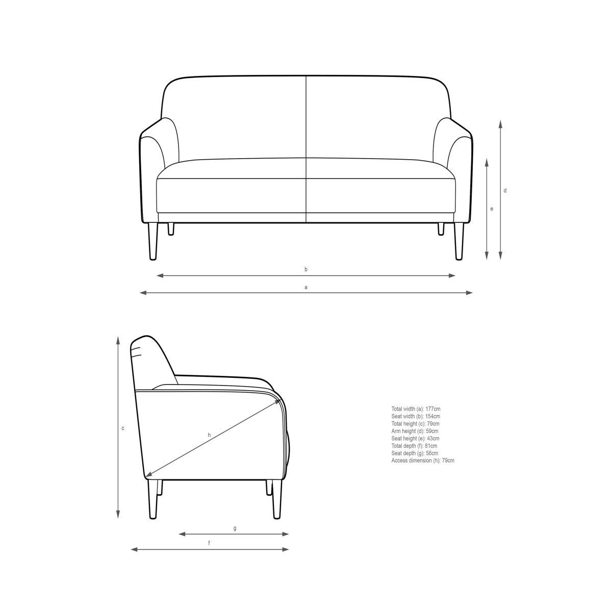 John Lewis & Partners Compact Medium 2 Seater Sofa – image 6