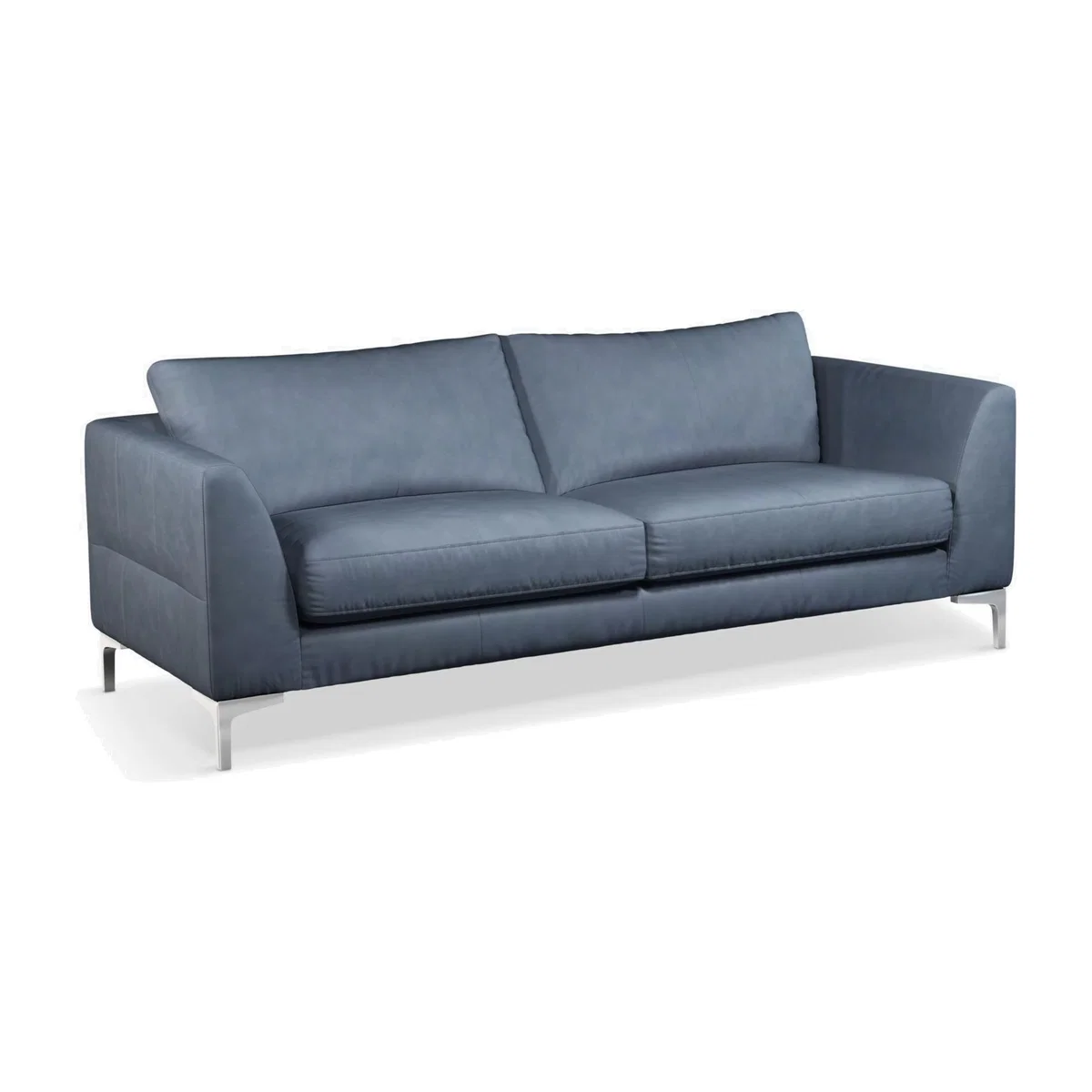 John Lewis & Partners Belgrave Grand 4 Seater Leather Sofa, Metal Leg – image 1