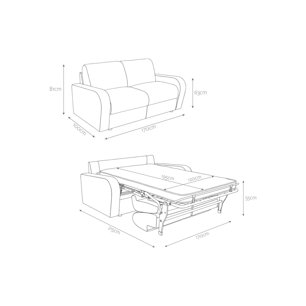 JAY-BE Deco 2 Seater Sofa Bed – image 7