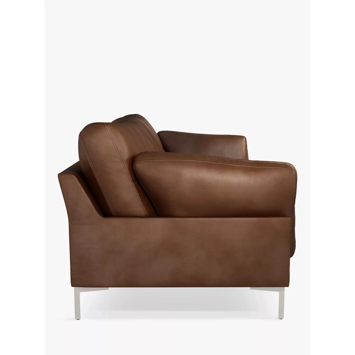 John Lewis & Partners Java II Medium 2 Seater Leather Sofa, Metal Leg – image 2
