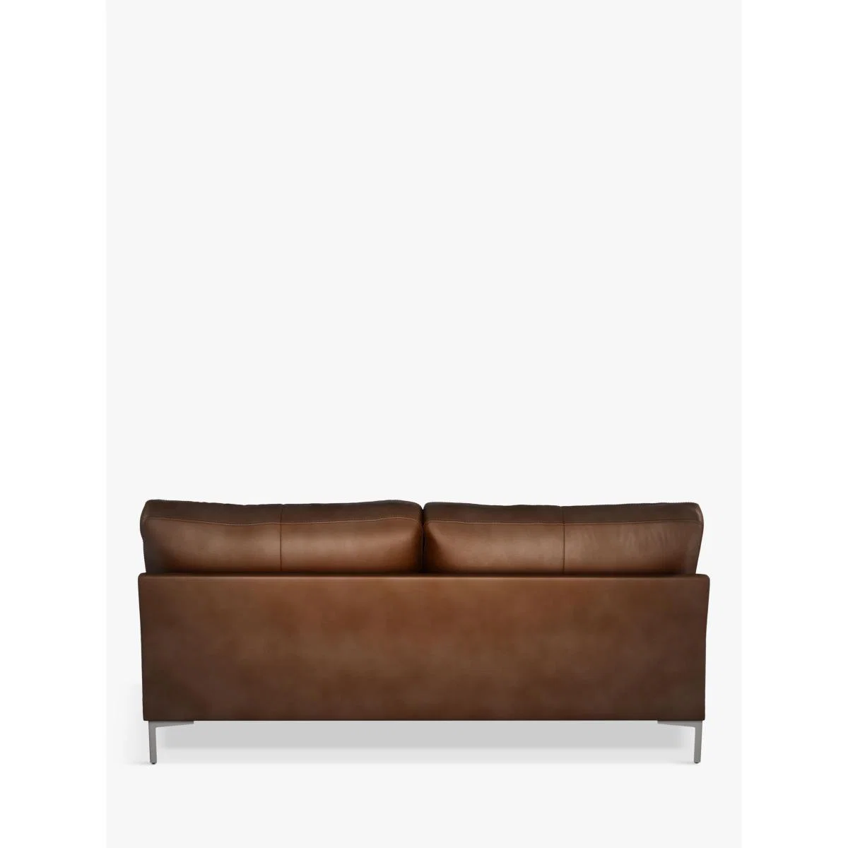 John Lewis & Partners Java II Medium 2 Seater Leather Sofa, Metal Leg – image 3