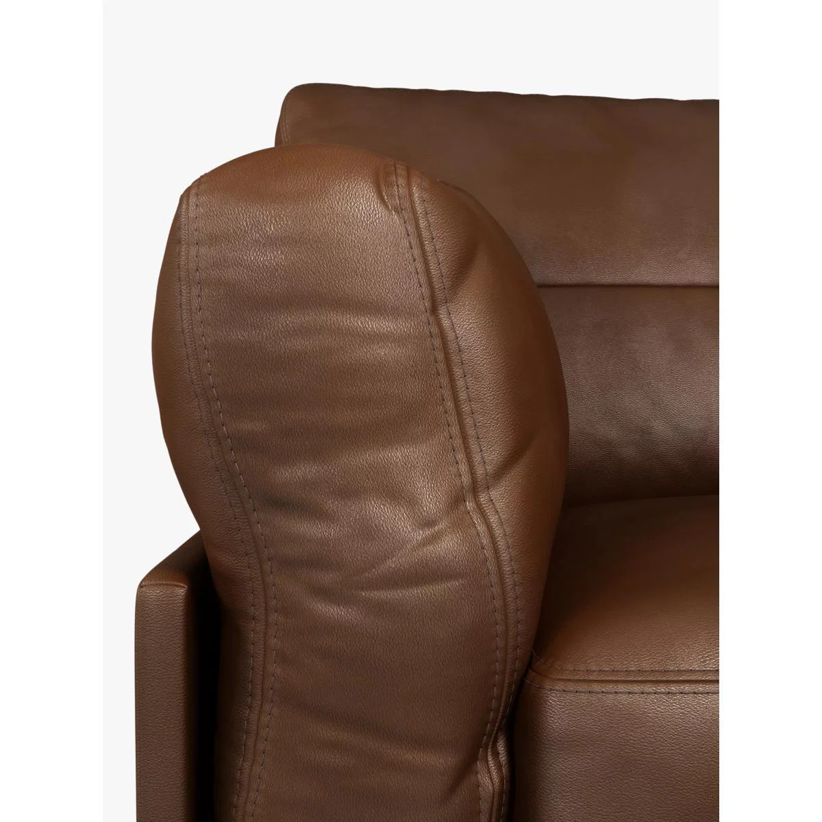 John Lewis & Partners Java II Medium 2 Seater Leather Sofa, Metal Leg – image 6