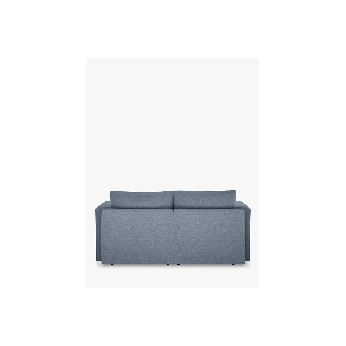 John Lewis Bundle Bold Arm Small 2 Seater Sofa, Light Leg, Fine Chenille Blue – image 6