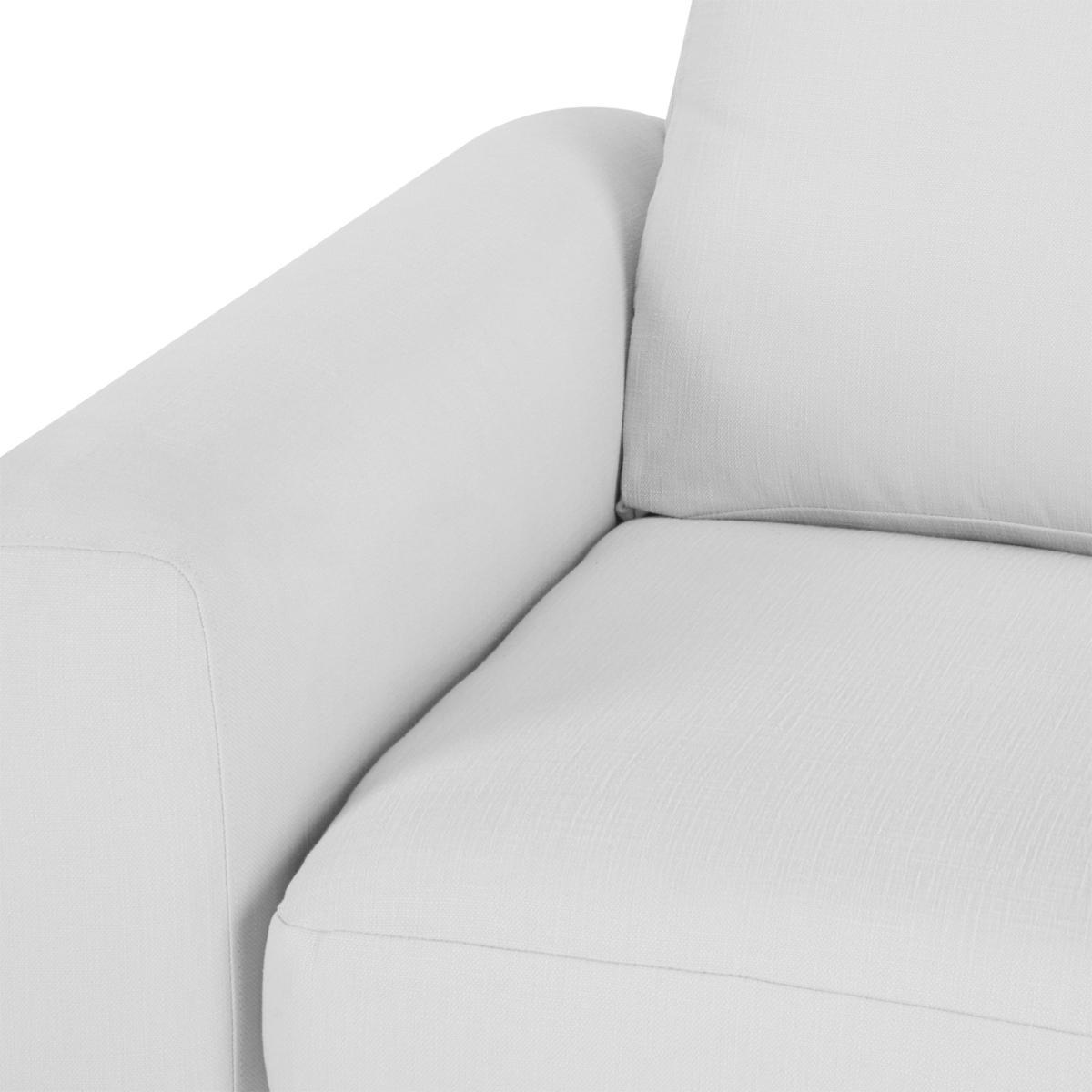 John Lewis & Partners Oliver Large 3 Seater Sofa, Light Leg, Aquaclean Matilda Steel – image 6