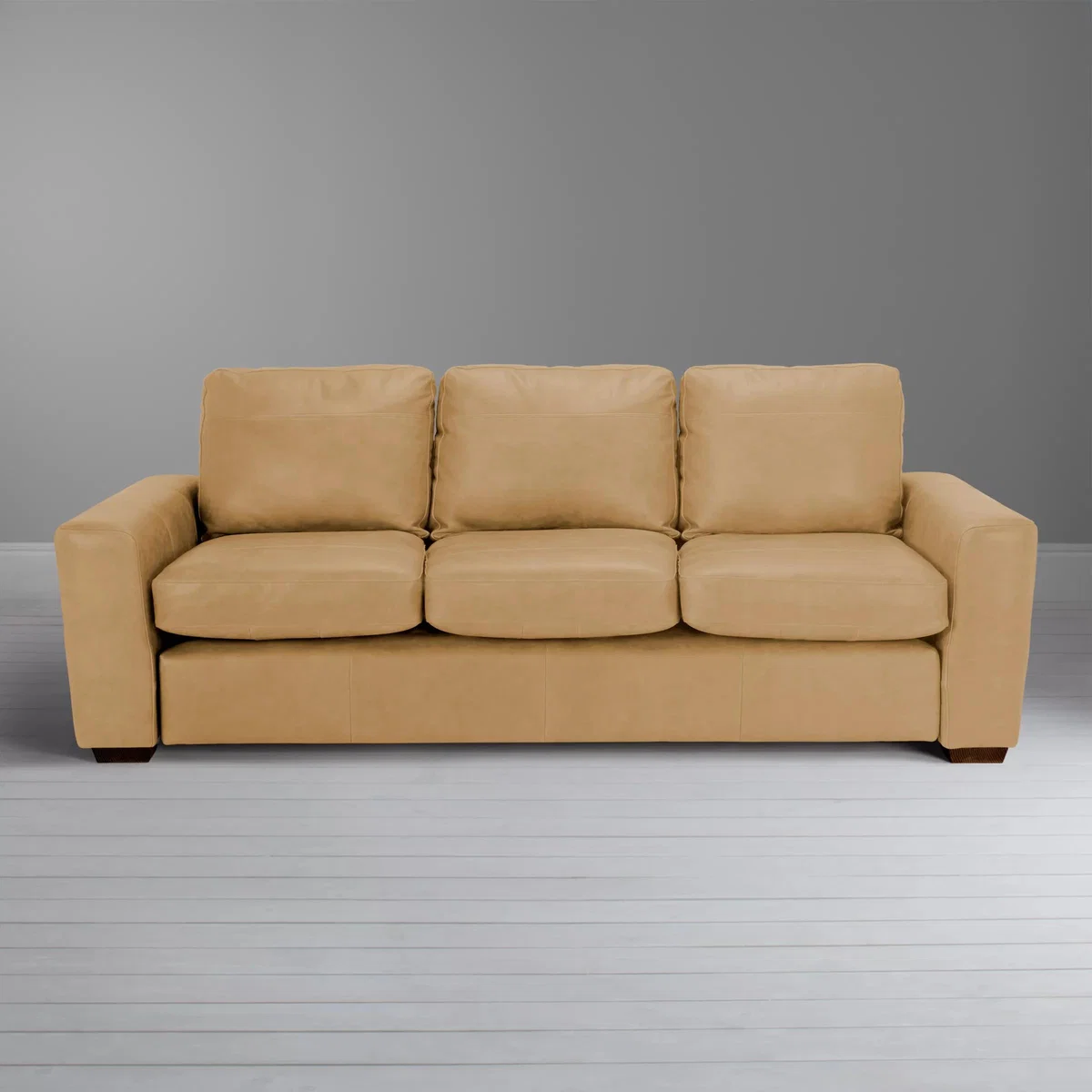 John Lewis & Partners Oliver Grand 4 Seater Leather Sofa, Dark Leg – image 2
