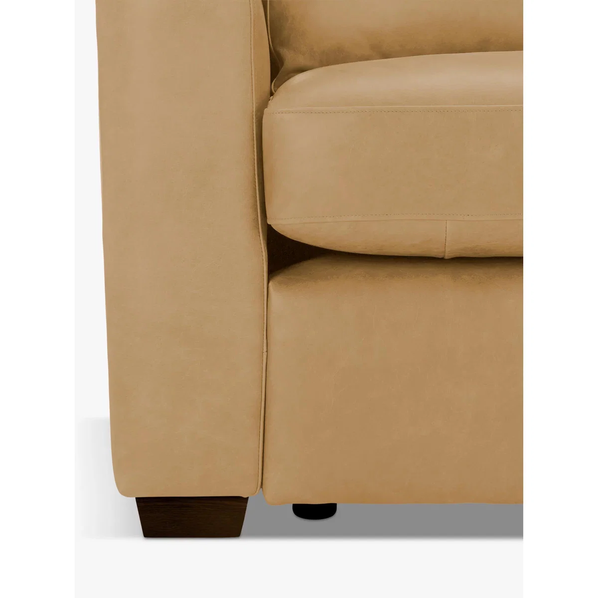 John Lewis & Partners Oliver Grand 4 Seater Leather Sofa, Dark Leg – image 7