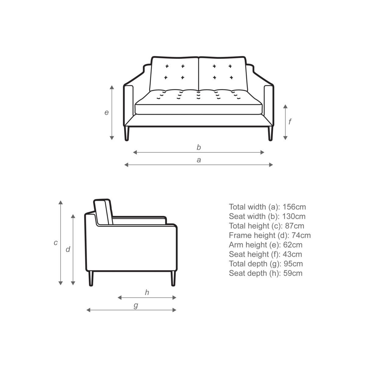 John Lewis & Partners Draper Medium 2 Seater Sofa, Metal Legs – image 8