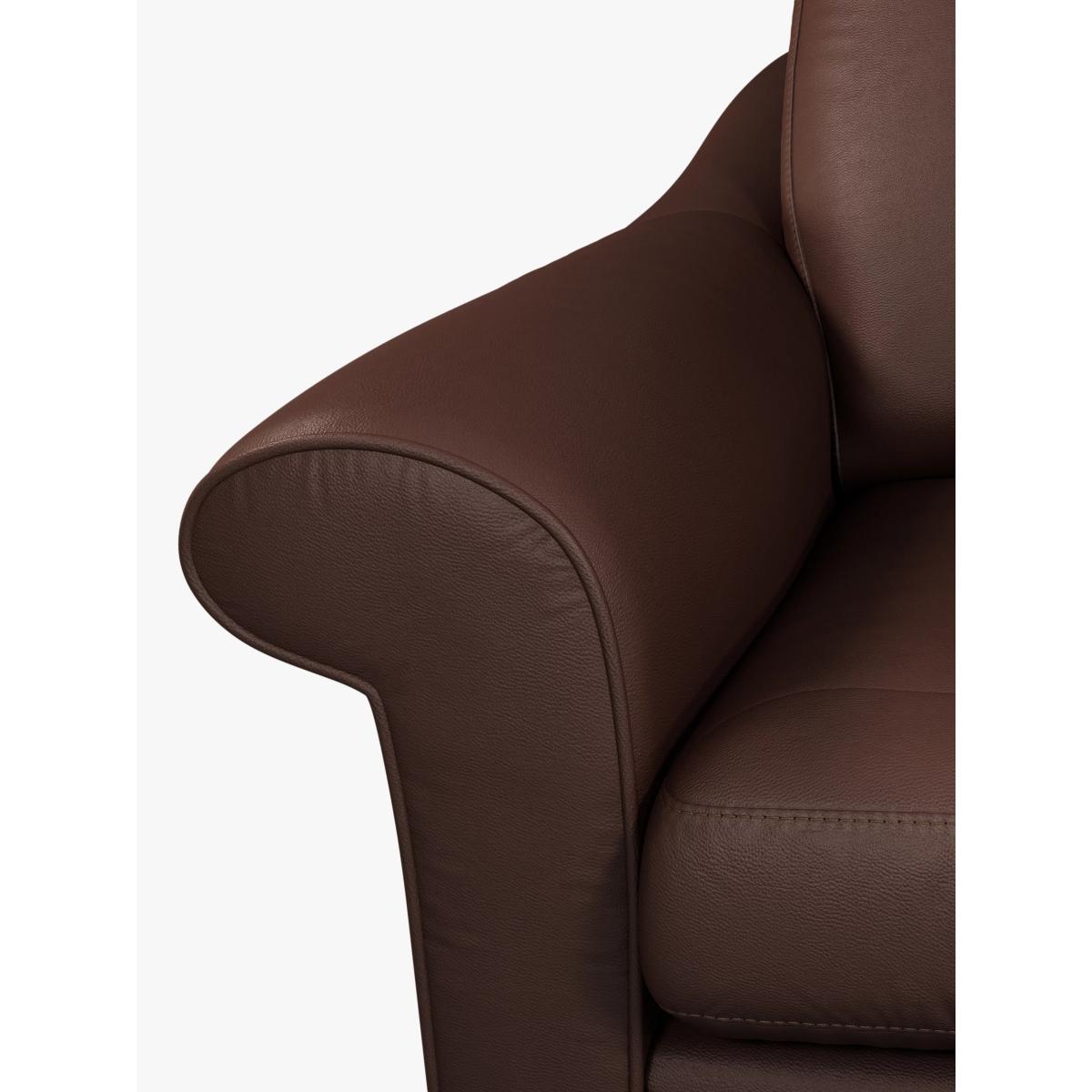 John Lewis & Partners Camber Grand 4 Seater Leather Sofa, Dark Leg – image 5