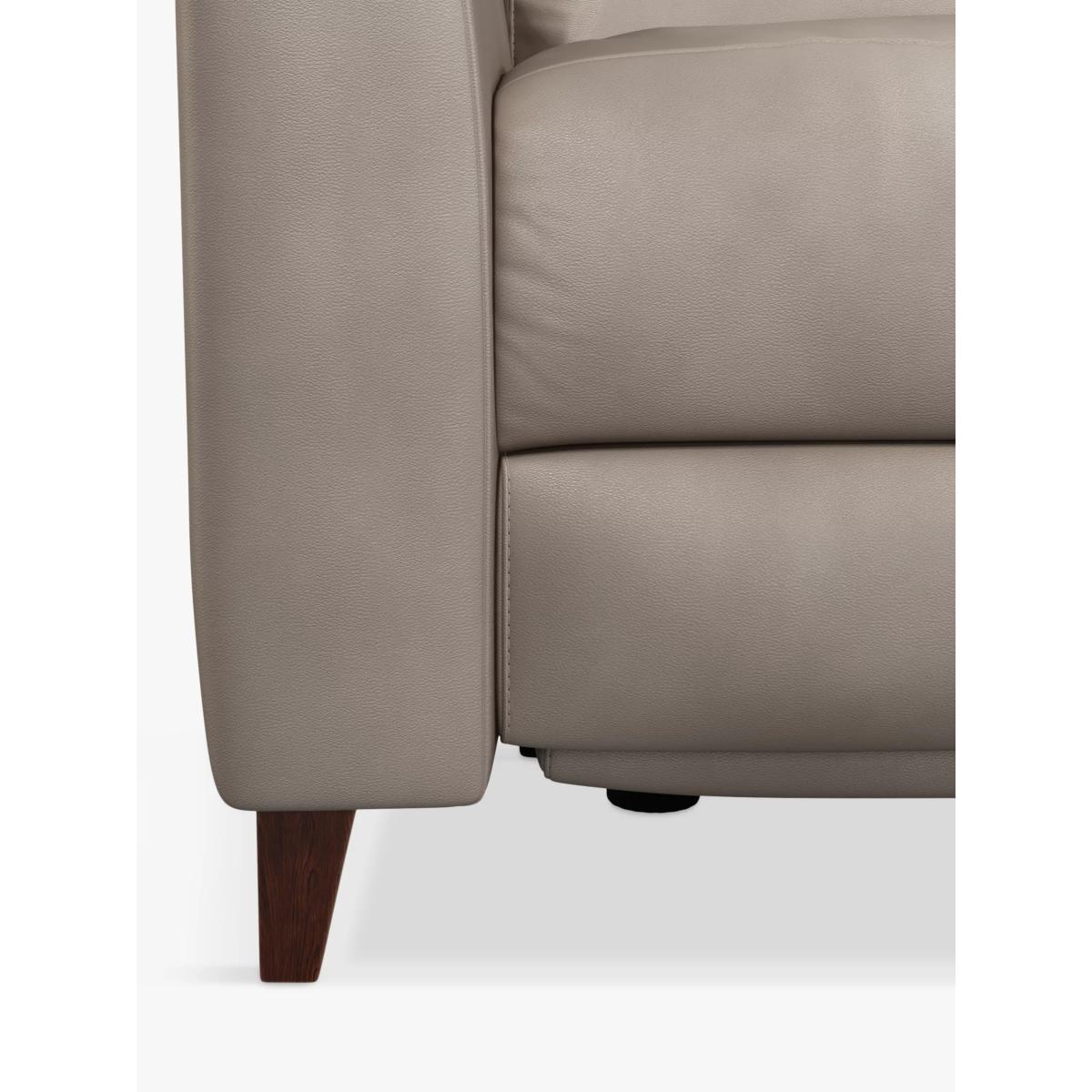 John Lewis & Partners Elevate Medium 2 Seater Power Recliner Leather Sofa, Dark Leg – image 2