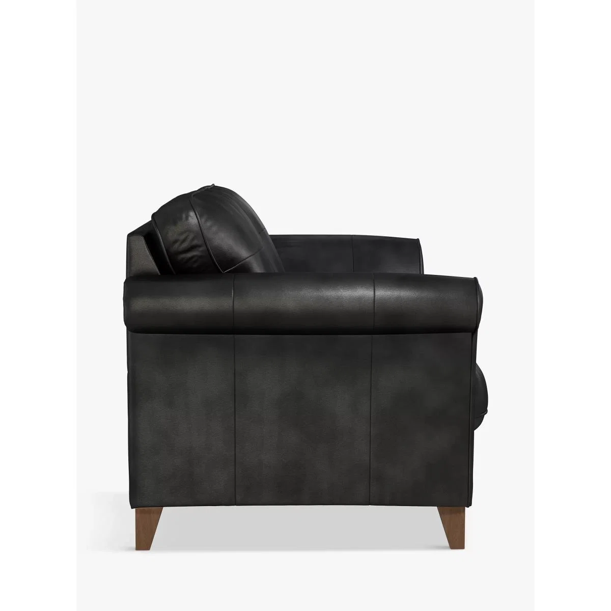 John Lewis & Partners Charlotte Large 3 Seater Leather Sofa, Dark Leg – image 2