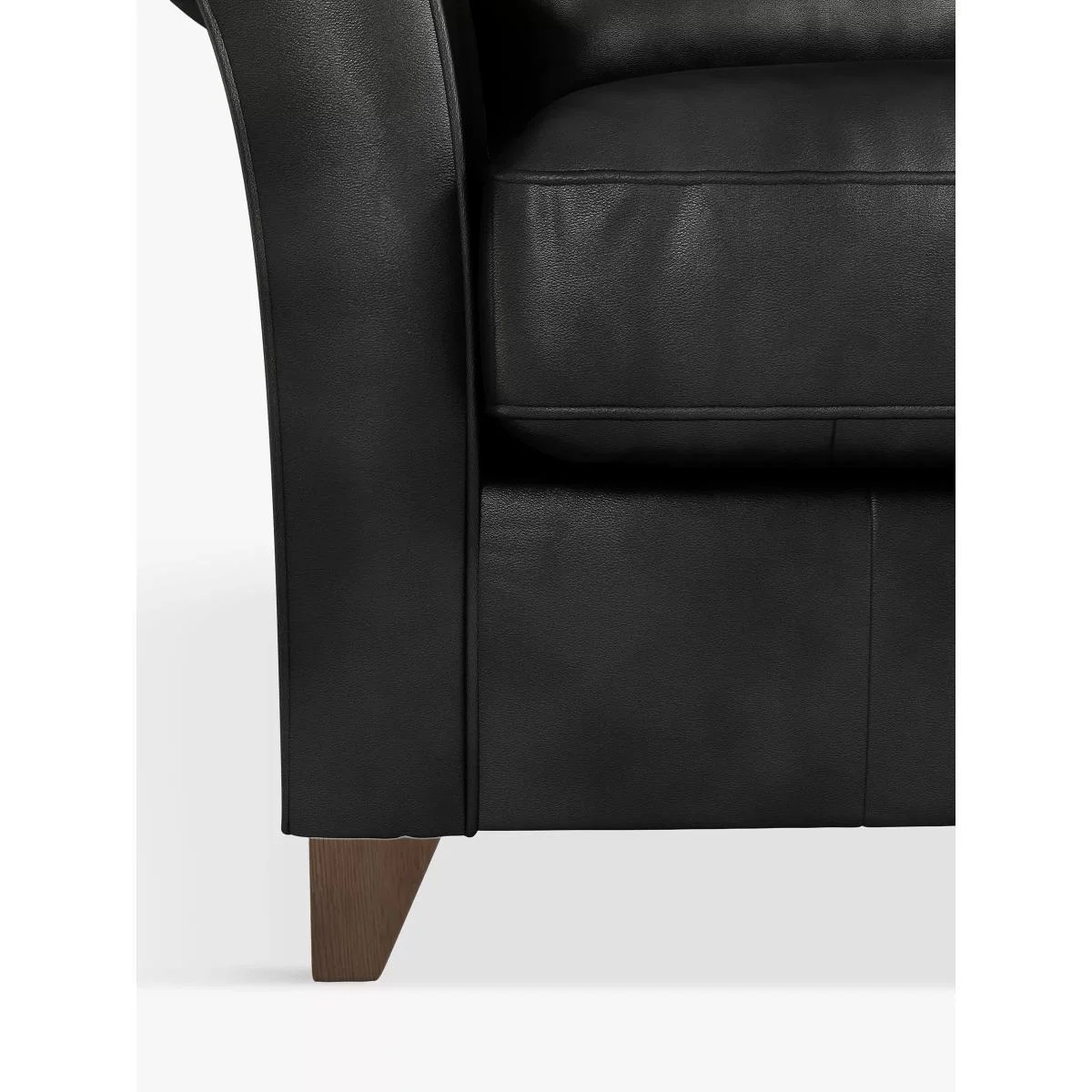 John Lewis & Partners Charlotte Large 3 Seater Leather Sofa, Dark Leg – image 5