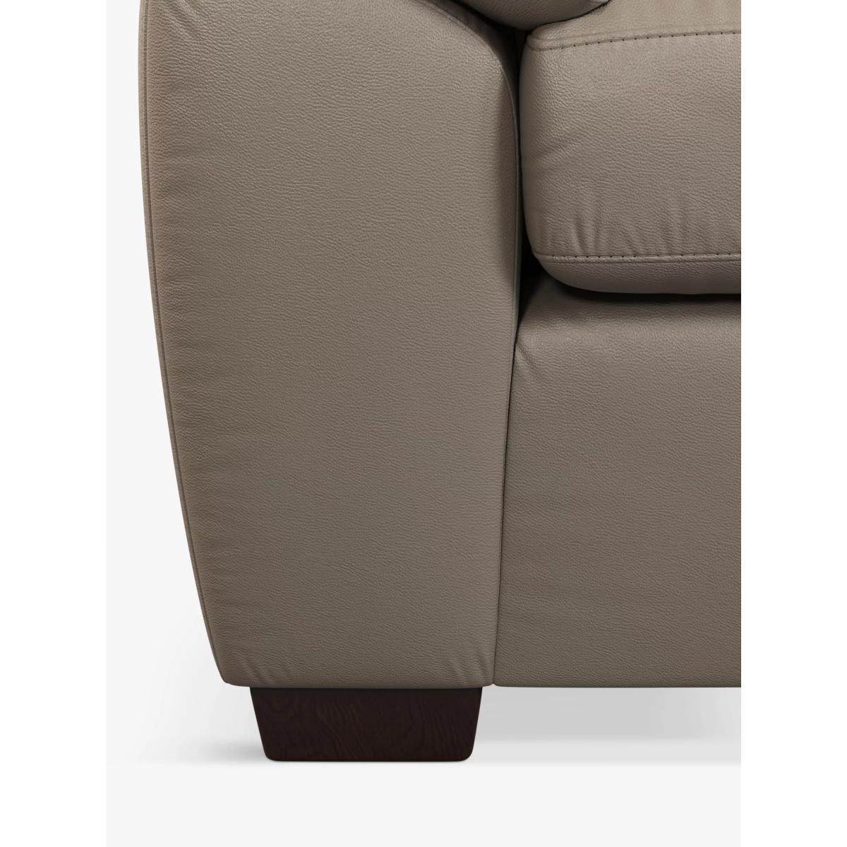 John Lewis & Partners Camden Medium 2 Seater Leather Sofa, Dark Leg – image 5