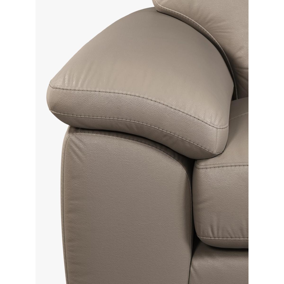 John Lewis & Partners Camden Medium 2 Seater Leather Sofa, Dark Leg – image 6