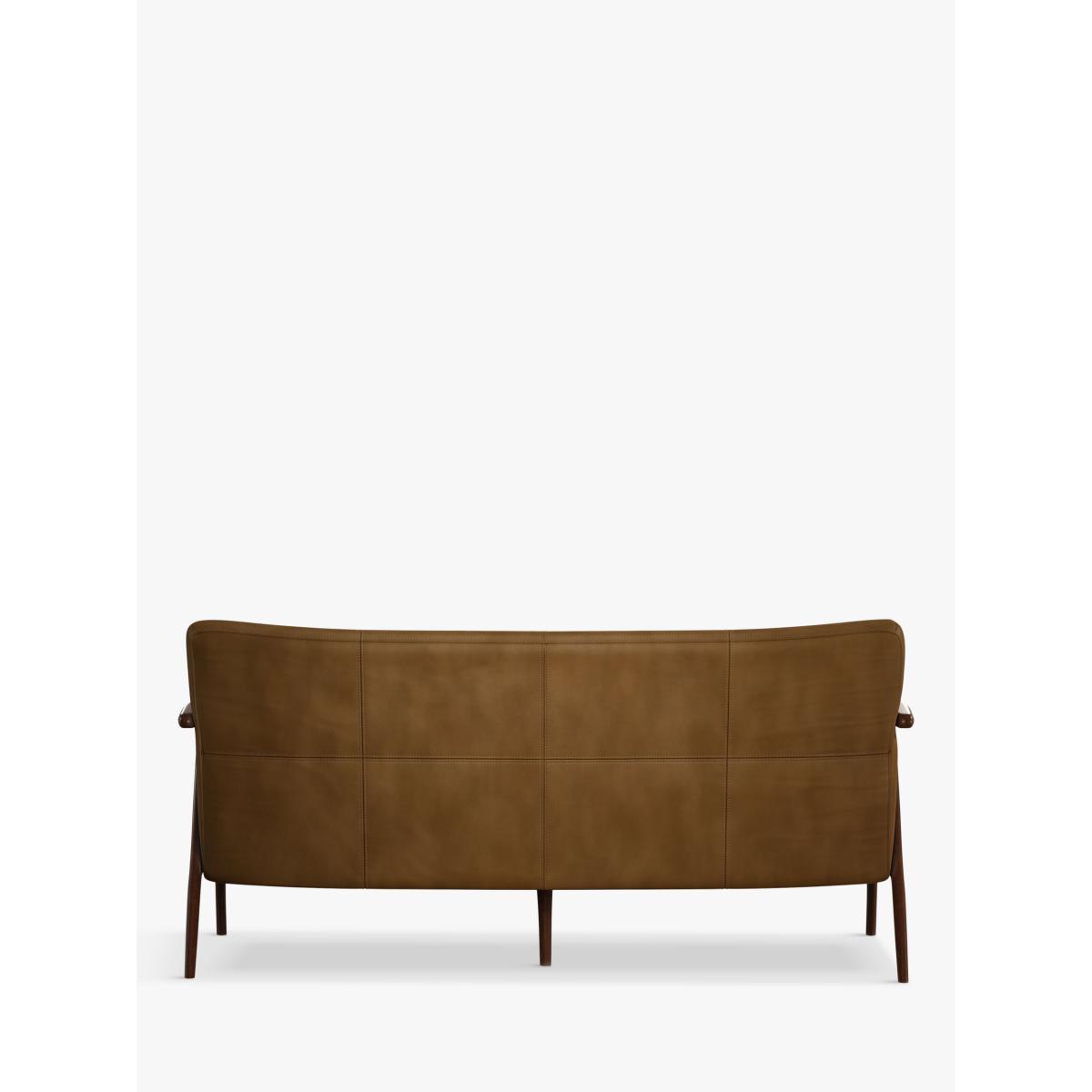 John Lewis & Partners Hendricks Medium 2 Seater Leather Sofa, Dark Wood Frame – image 3