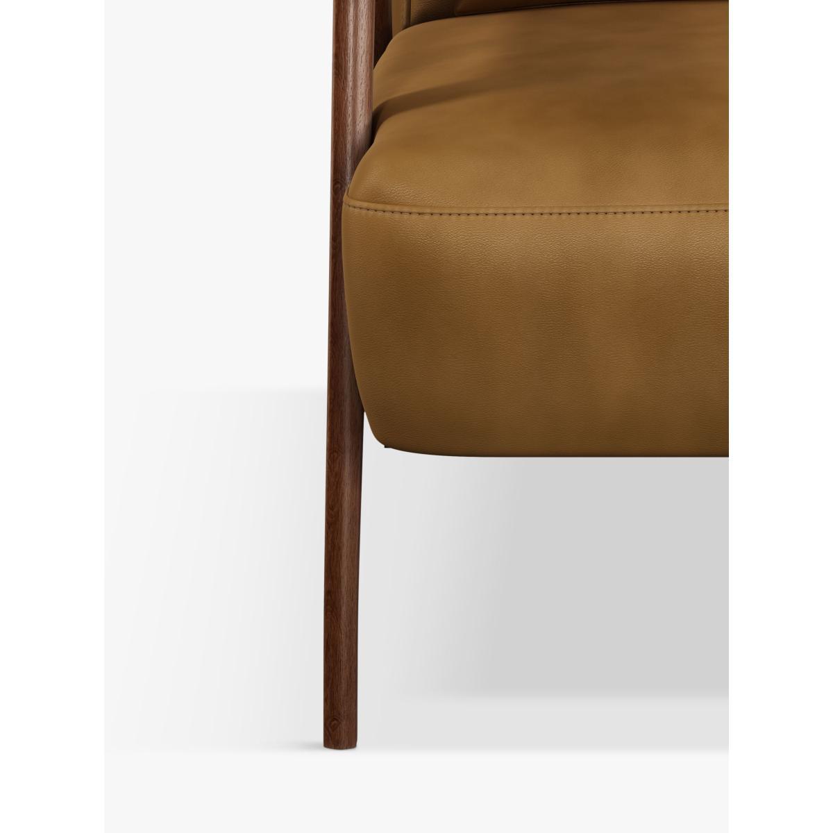 John Lewis & Partners Hendricks Medium 2 Seater Leather Sofa, Dark Wood Frame – image 5