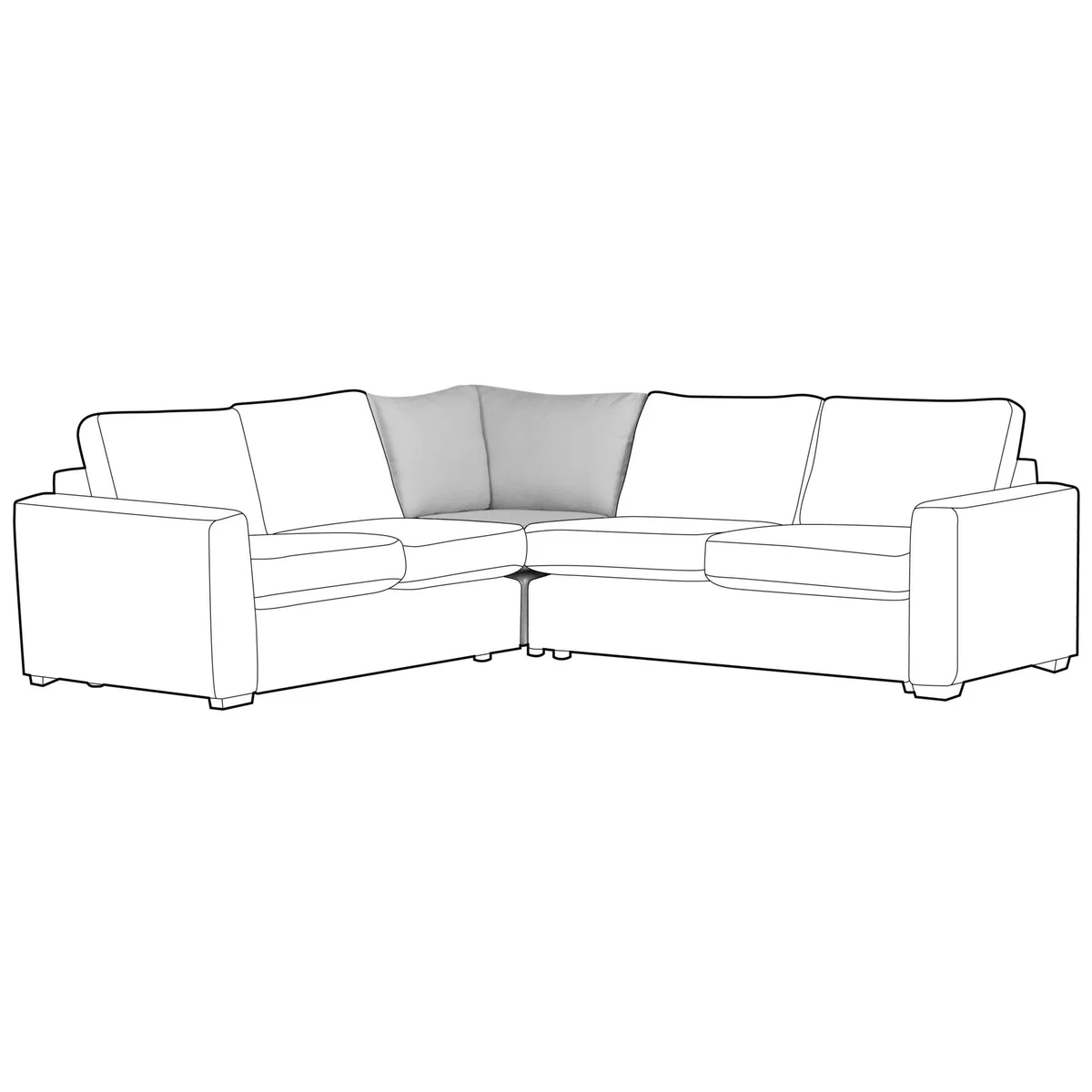 John Lewis & Partners Oliver Armless Modular Corner Seat Unit – image 2
