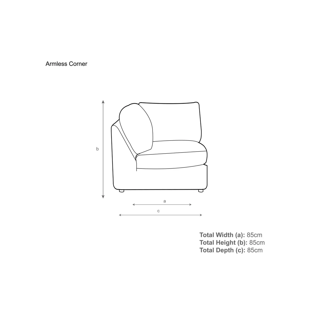 John Lewis & Partners Oliver Armless Modular Corner Seat Unit – image 9