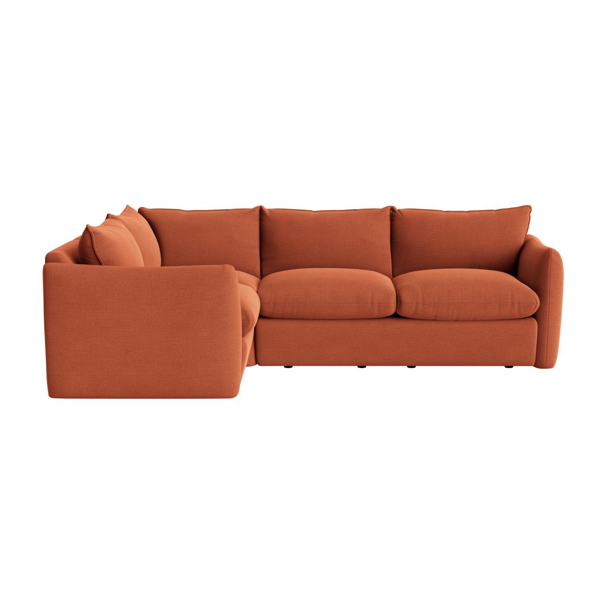 Pillow Nap Modular Corner Sofa Bed - Large Left Hand - Clever Linen - Marmalade – image 1